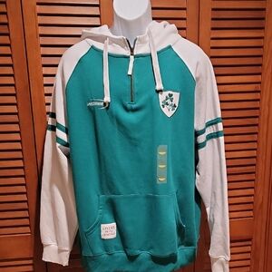 LANDSDOWN IRELAND SHAMROCK CREST RUGBY MEN'S HOODIE